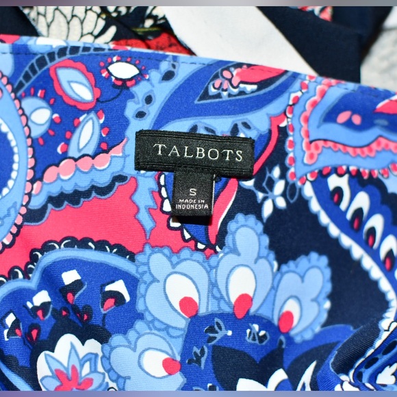 Talbot Bold Colourful Pattern Dress Size Small - Picture 2 of 11